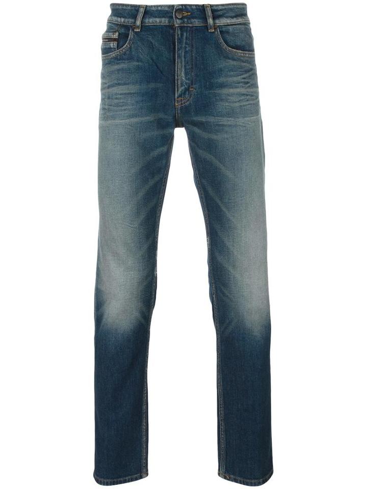 Calvin Klein Jeans Slim-fit Jeans, Men's, Size: 33, Blue, Cotton/spandex/elastane