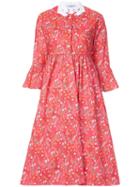 Vivetta Ruffle Sleeve Shirt Dress