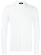 Zanone Longsleeved Shirt, Men's, Size: 48, White, Cotton