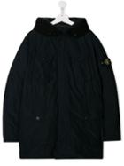 Stone Island Junior Hooded Jacket - Blue