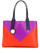 Emporio Armani Chevron Shopping Bag - Orange