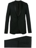 Tagliatore Two Piece Suit, Men's, Size: 54, Black, Virgin Wool/cupro