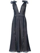 Prabal Gurung Deep V-neck Dress - Black