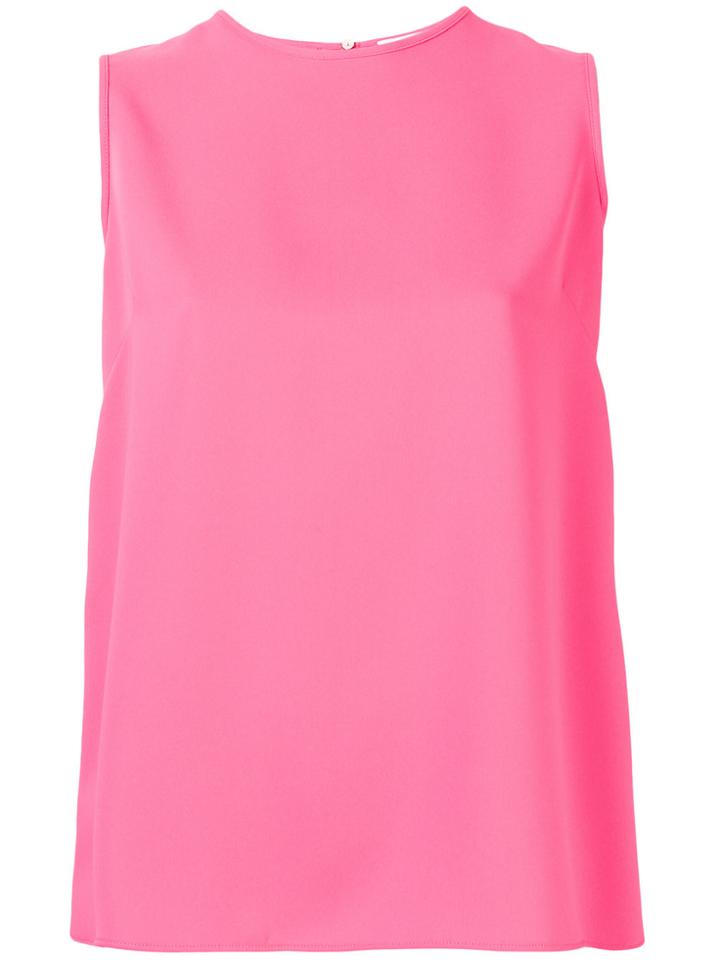 P.a.r.o.s.h. Sleeveless Blouse - Pink & Purple