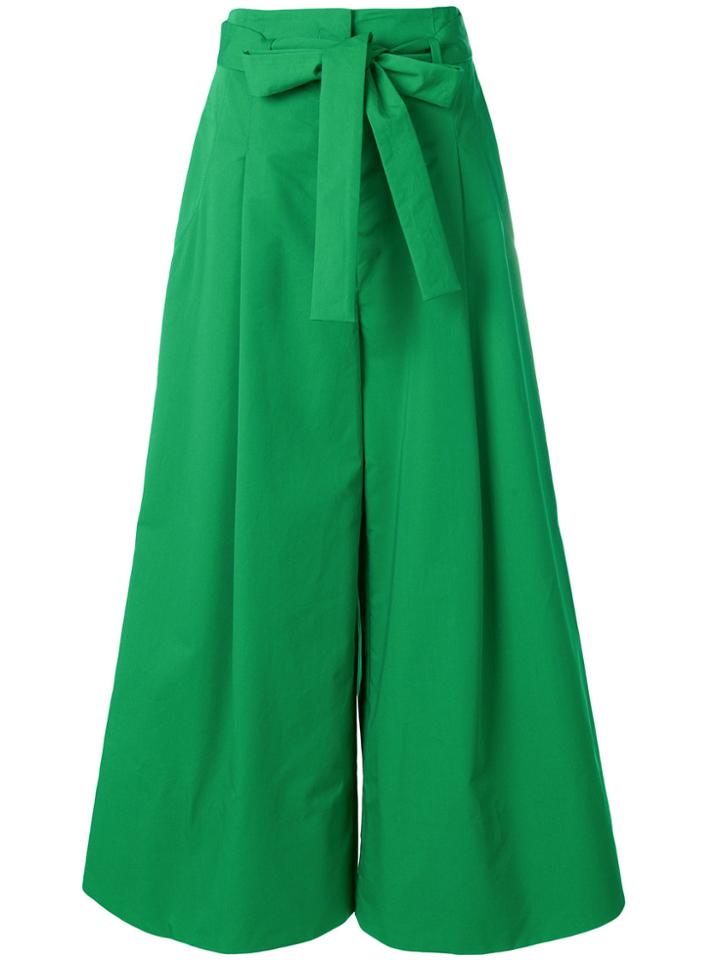 Krizia Super Flared Trousers - Green