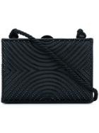 Chanel Vintage Cc Logos Beads Clasp Shoulder Bag - Black