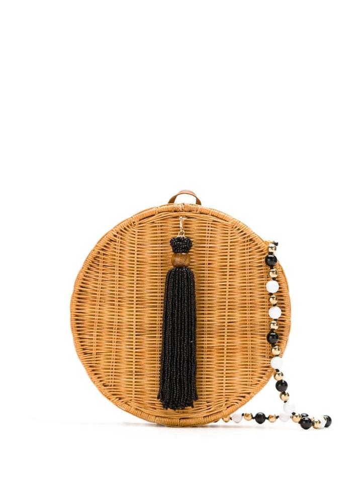 Serpui Bolsa Redonda De Vime Natural - Brown
