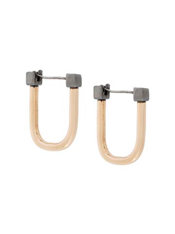 Uribe Willie Earrings - Metallic