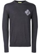 Versace Jeans Embroidered Logo Sweatshirt - Grey