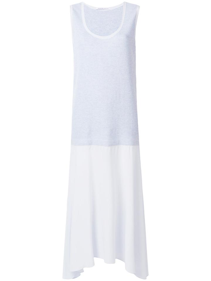 Agnona Layered Look Shift Dress - Blue