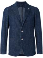 Tailored Denim Blazer - Men - Cotton/cupro - 48, Blue, Cotton/cupro, Tagliatore