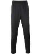 Msgm Contrast Stripe Track Pants, Men's, Size: 52, Black, Polyamide/polyester