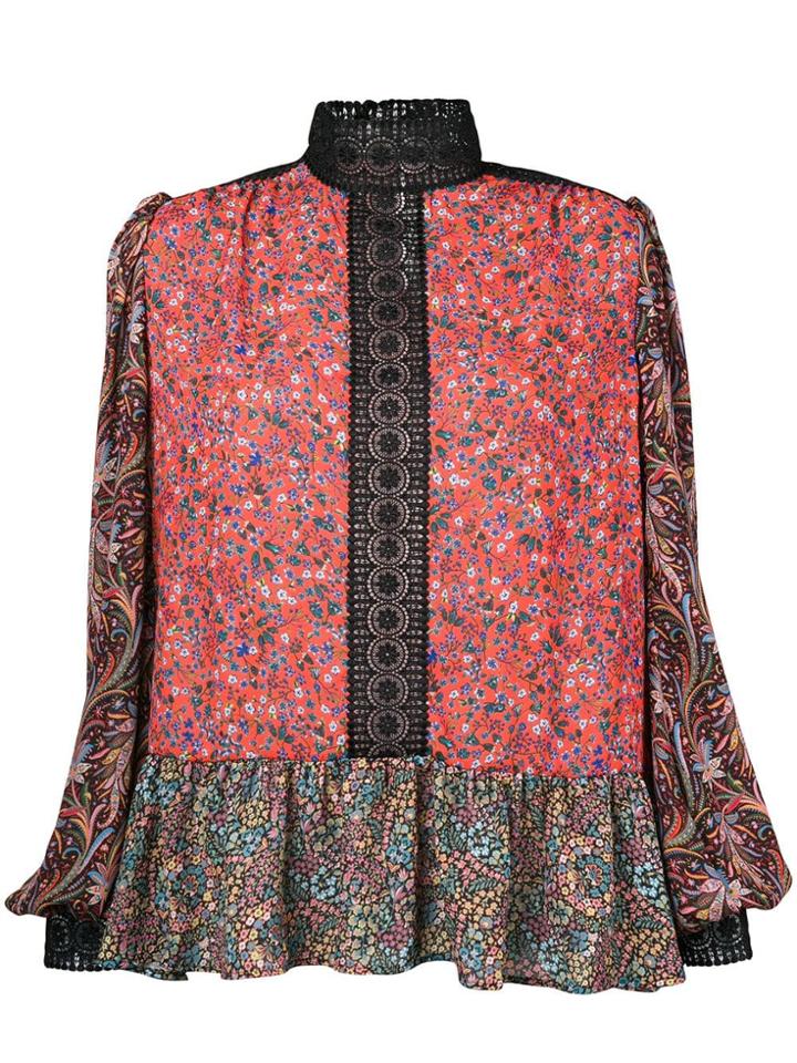 Perseverance London Loose Fit Blouse - Yellow & Orange