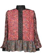 Perseverance London Loose Fit Blouse - Yellow & Orange