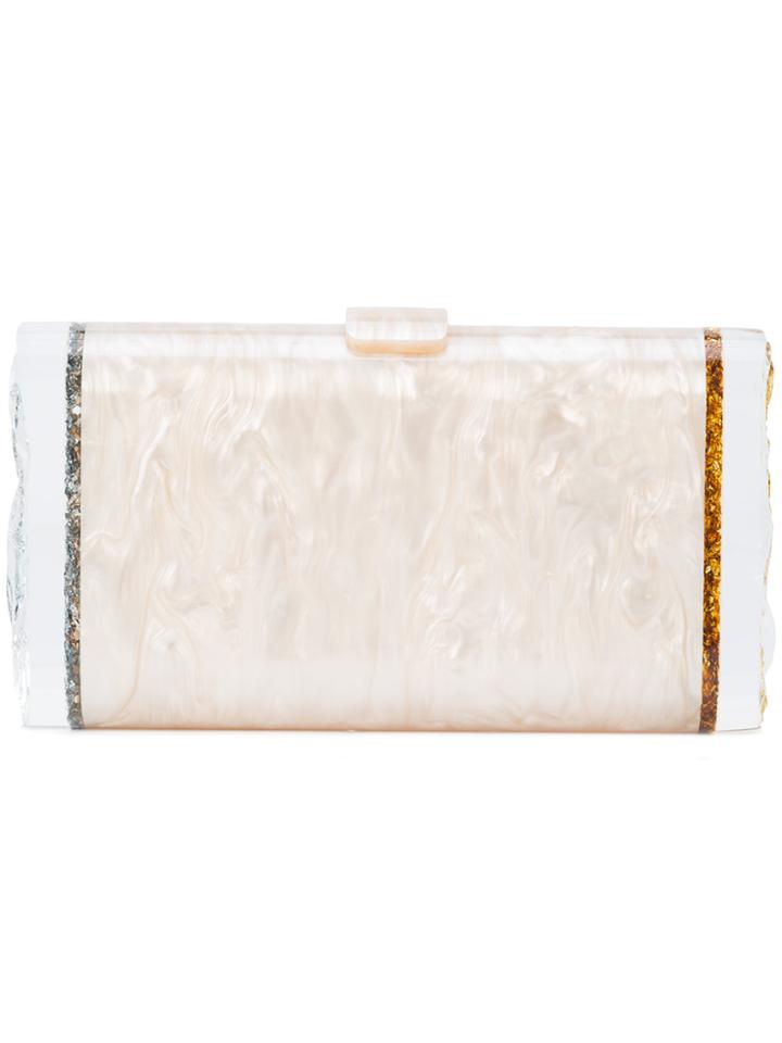 Edie Parker Lara Backlit Clutch - Nude & Neutrals