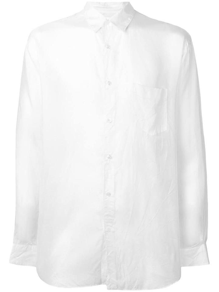 Comme Des Garçons Shirt Semi-sheer Shirt - White