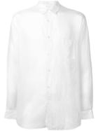 Comme Des Garçons Shirt Semi-sheer Shirt - White