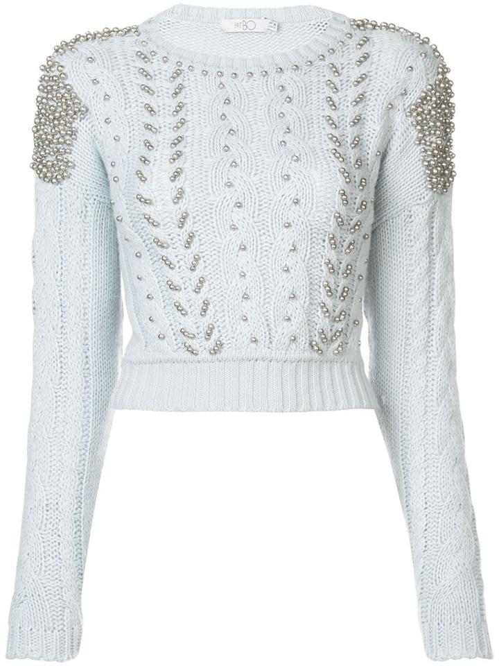 Patbo Bead-embellished Jumper - Blue