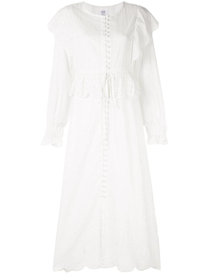 Sir. Leila Midi Dress - White