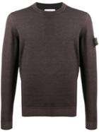 Stone Island Shaved Wool Sweater - Brown