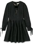 Fendi Short Cloqué Dress - Black