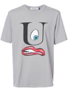Undercover - Face Print T-shirt - Men - Cotton - 3, Grey, Cotton