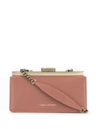 Tammy & Benjamin Embossed Clutch Bag - Pink