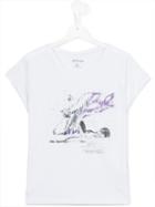 Bellerose Kids Printed T-shirt, Girl's, Size: 14 Yrs, White