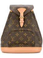 Louis Vuitton Vintage Mini Montsouris Monogram Backpack - Brown