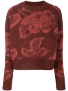 All Saints Floral Printed Jumper - Red