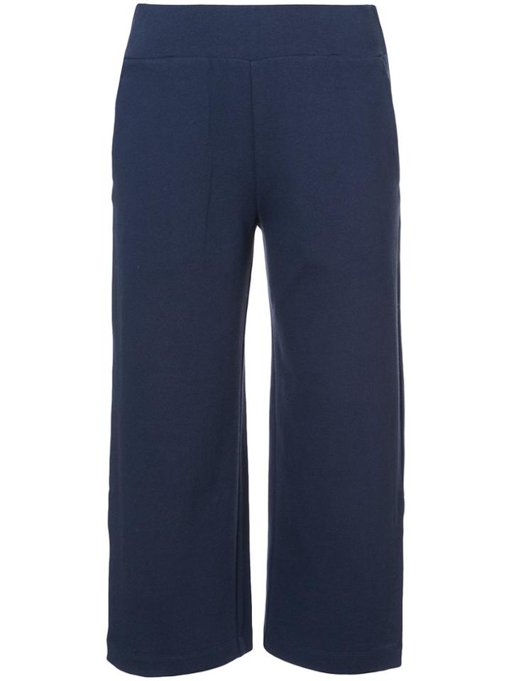 Kinly Cropped Wide-leg Trousers - Blue
