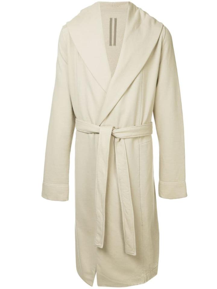 Rick Owens Drkshdw Single Breasted Coat - Neutrals