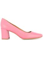 Mansur Gavriel Square Toe Heel - Pink