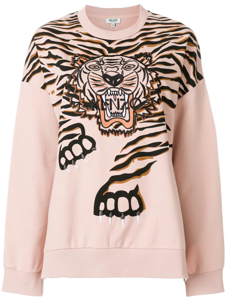 Kenzo Crawling Tiger Sweatshirt - Pink & Purple