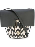 Zac Zac Posen Belay Woven Crossbody Bag - Black