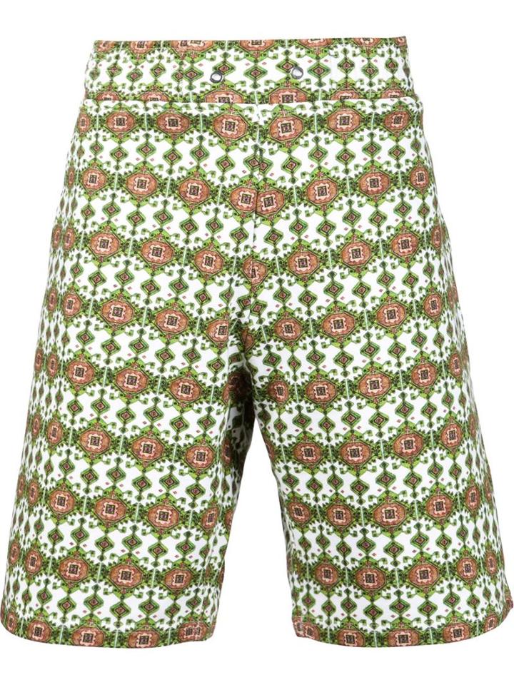 Givenchy Persian Print Bermuda Shorts