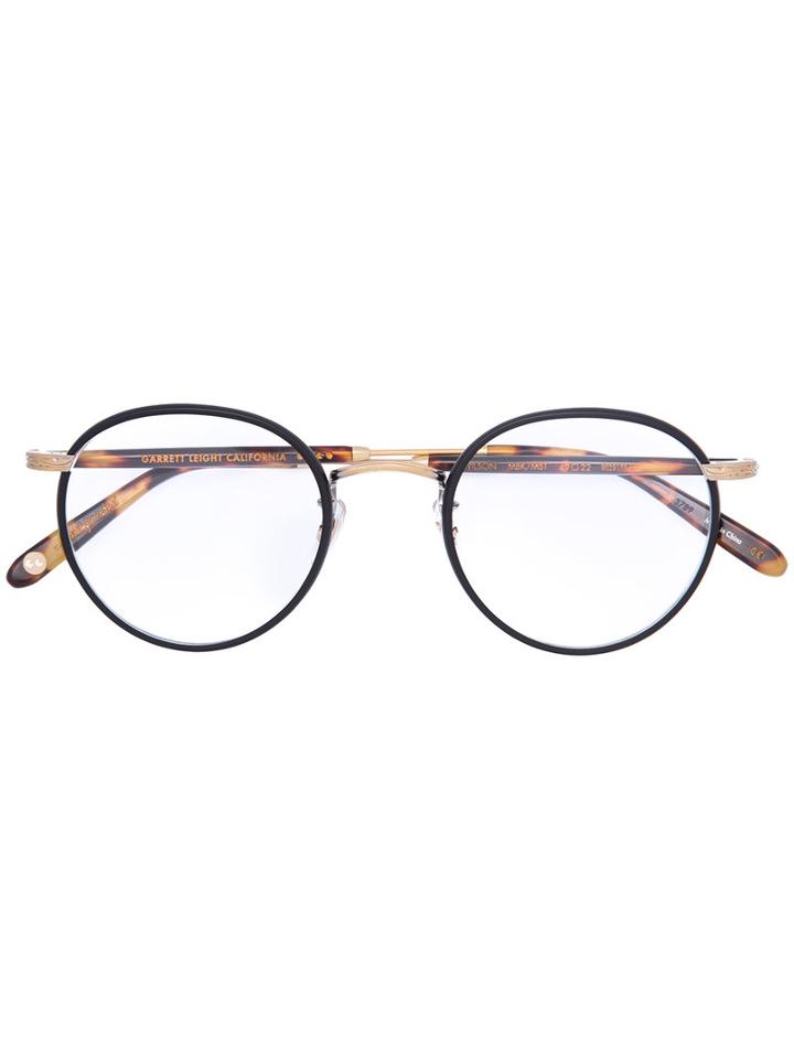 Garrett Leight - Wilson Glasses - Unisex - Steel - 49, Brown, Steel
