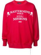 Mastermind World Crew Neck Sweatshirt - Red