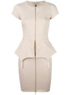 Murmur Fold' Dress, Women's, Size: 36, Nude/neutrals, Viscose/rayon/nylon/spandex/elastane