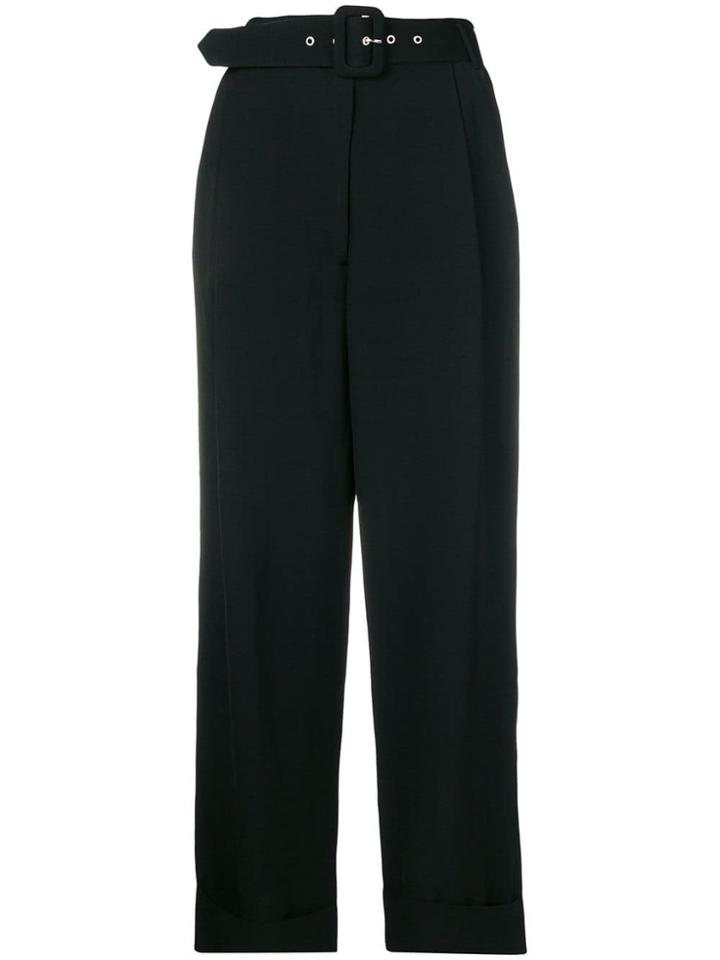 Isa Arfen Wide-leg Trousers - Black