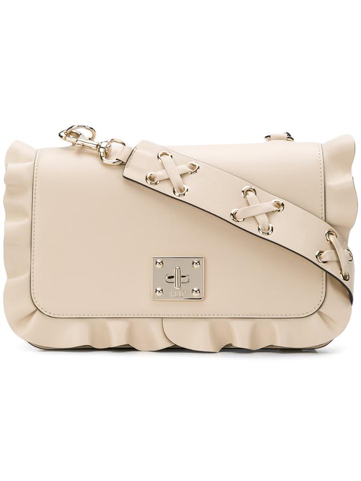 Red Valentino Rock Ruffles Shoulder Bag - Nude & Neutrals
