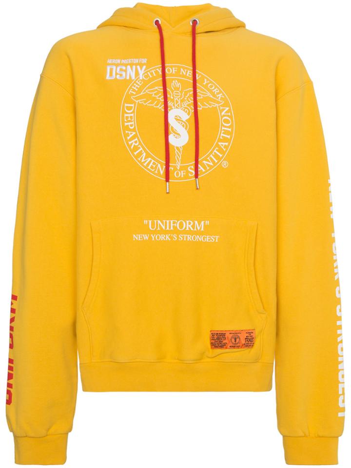Heron Preston Dsny Hoodie - Yellow & Orange