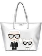 Karl Lagerfeld K/ikonik Shopper Bag - Metallic