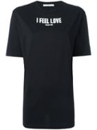 Givenchy I Feel Love Printed T-shirt, Women's, Size: Small, Black, Cotton