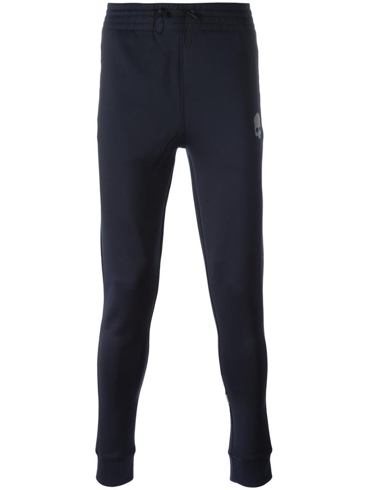 Hydrogen Reflex Skull Sweatpants, Men's, Size: Xl, Blue, Polyester/spandex/elastane