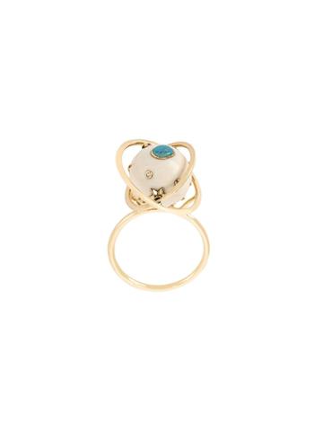 Bibi Van Der Velden Diamond Ring - Gold