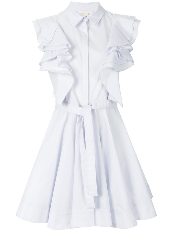 Antonio Berardi Ruffled Dress - Blue