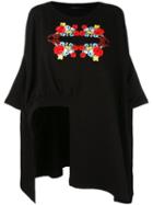 Area Di Barbara Bologna Asymmetric Hem Sweater, Women's, Black, Cotton/spandex/elastane