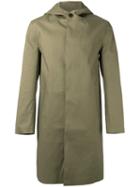 Mackintosh Button-down Coat, Men's, Size: 40, Green, Cotton