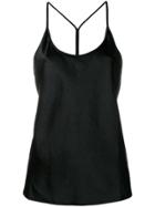 T By Alexander Wang Spaghetti Strap Vest Top - Black